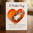 😺Orange heart, Tabby Cat