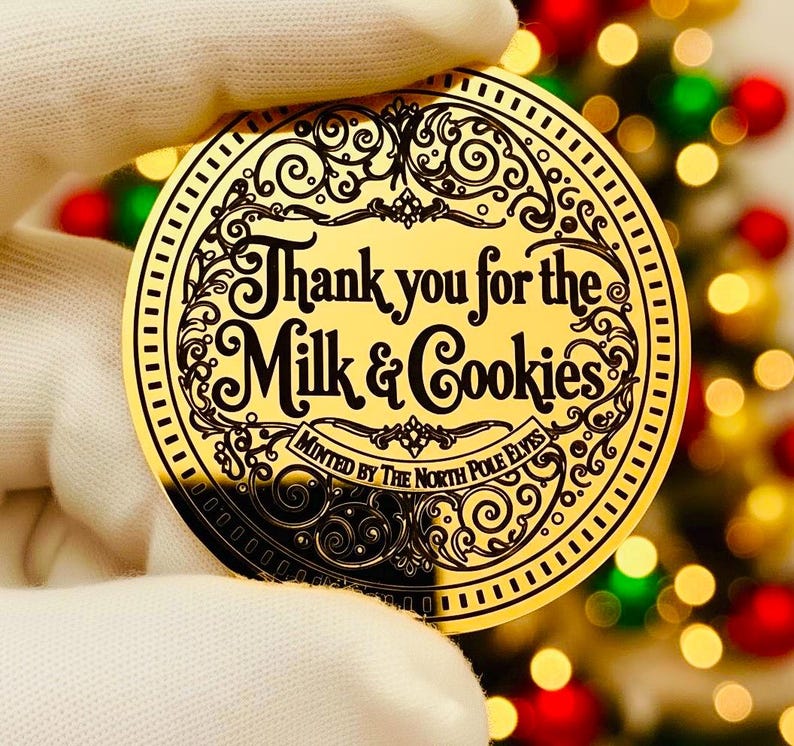 Santa Gold Coin