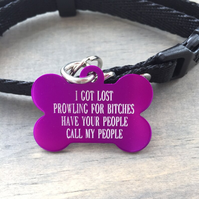 Prowling for Bitches Pet Tag