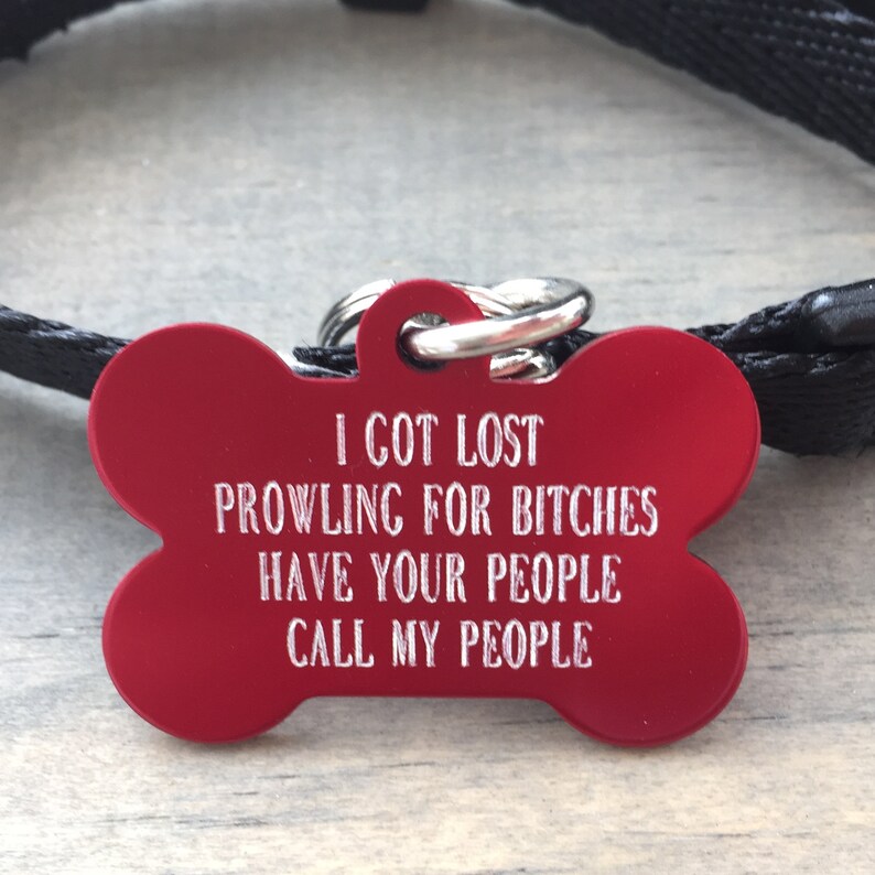 Prowling for Bitches Pet Tag
