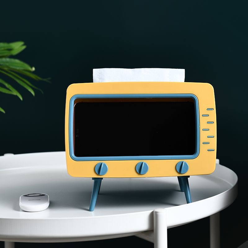 Creative Tissue Box With Phone holder