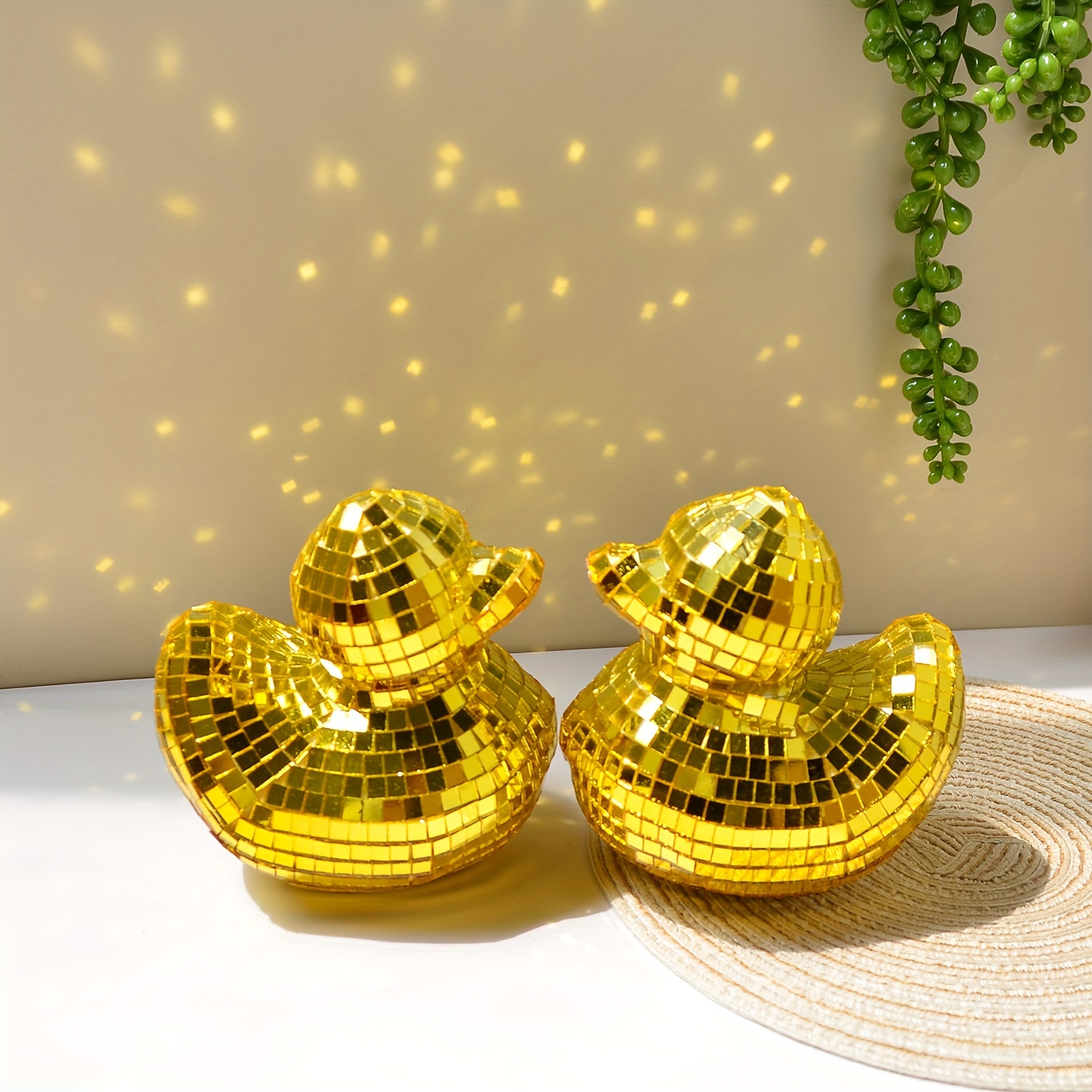 ✨🦆Charming Disco Mirror Duck