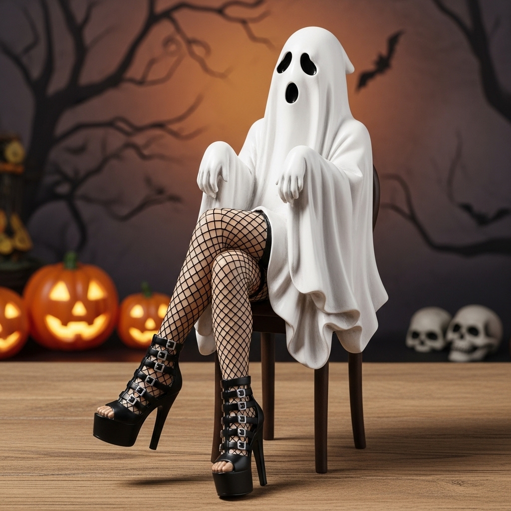 👻Lady Ghost Figurine