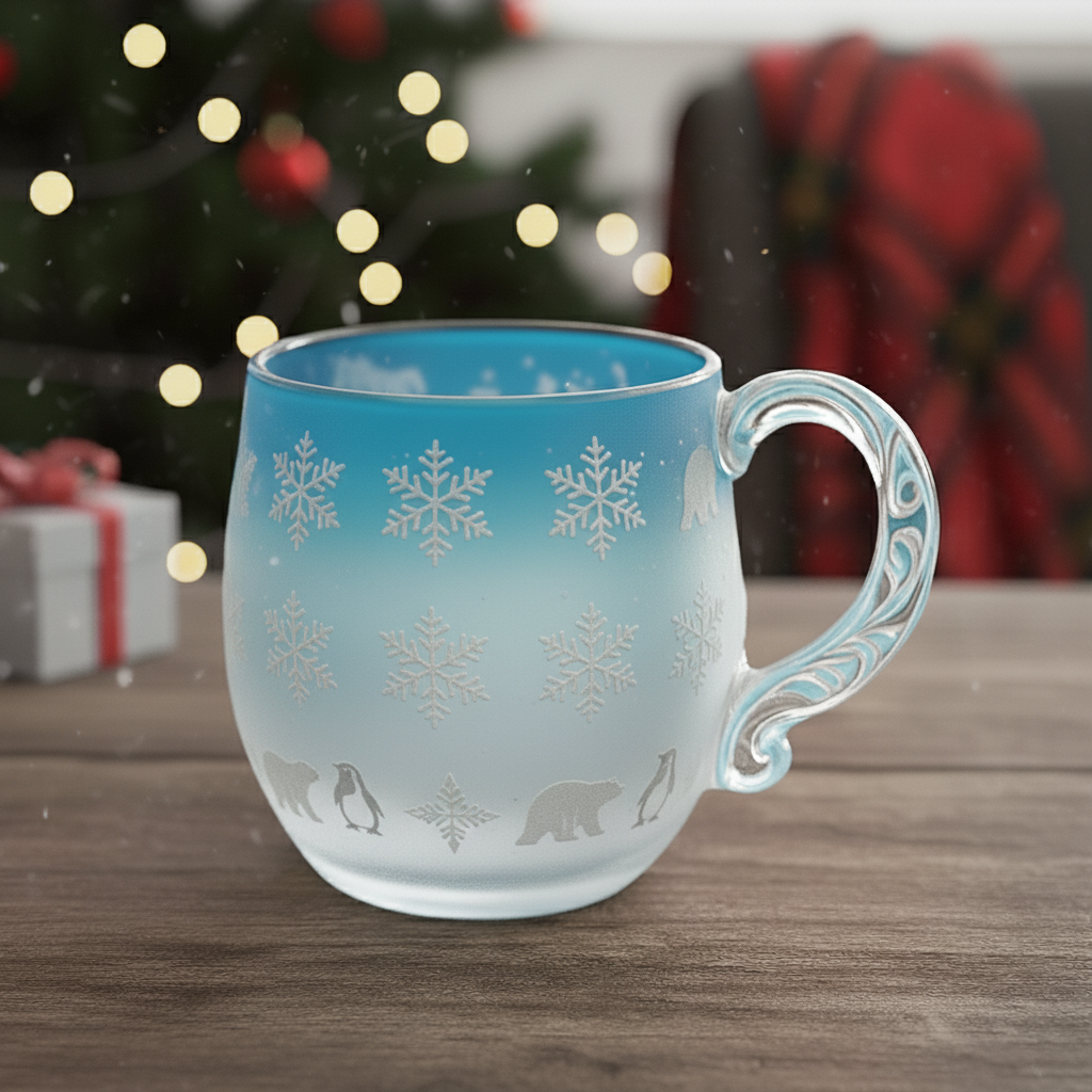 🎄✨ Christmas Theme Glassware Collection