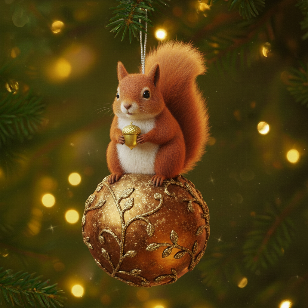 🎄🦌 Christmas Animal Ornament Balls