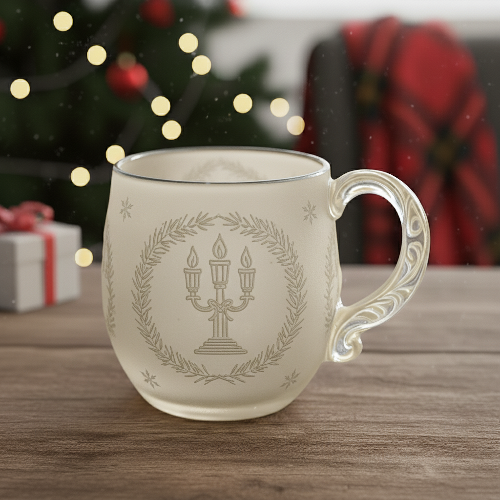 🎄✨ Christmas Theme Glassware Collection