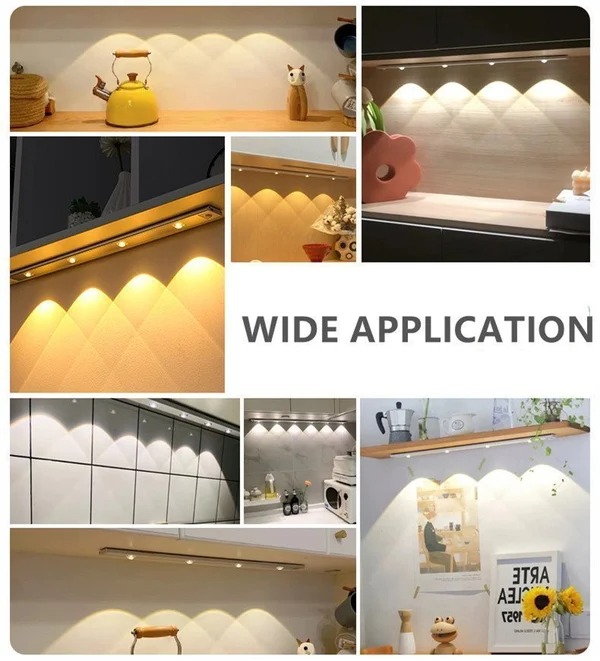 Black Motion Sensor Cabinet Light