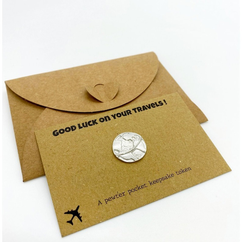 💝Pewter Heart Pocket Keepsake Token