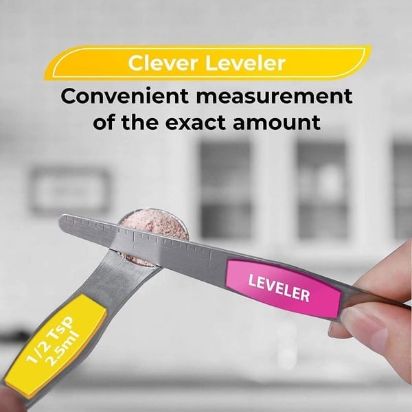 Stainless Steel Magnetic Measuring Spoon Set🥄