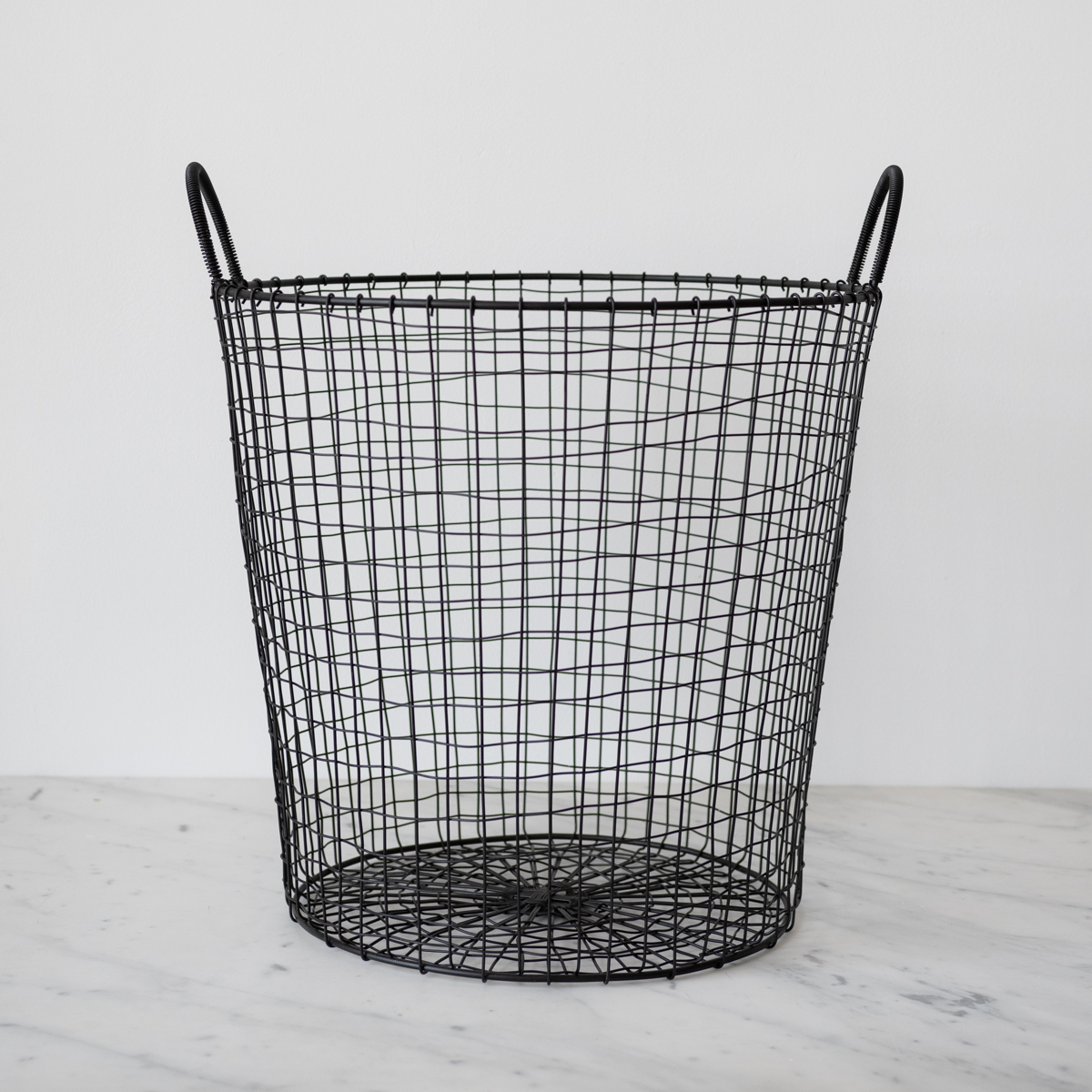 round wire storage basket – large