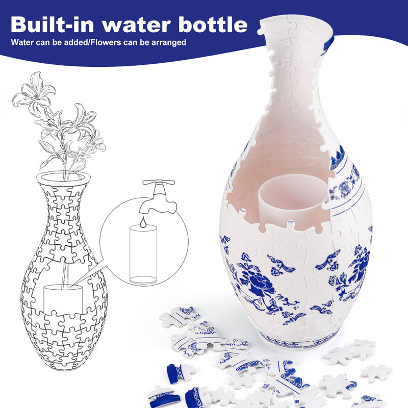 🎄Christmas Sale 50% OFF-🧩3D Art Puzzle Vase
