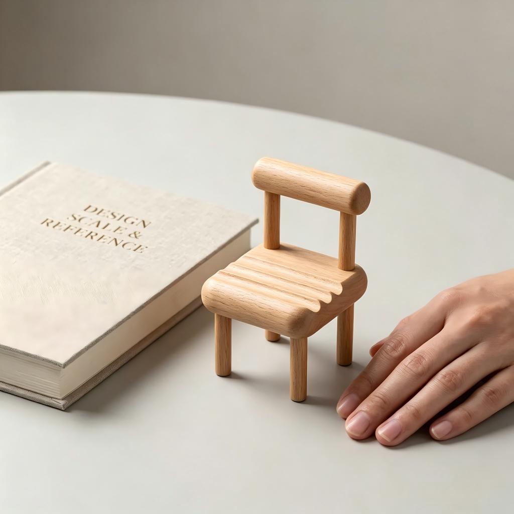 Wooden Chair Phone Stand, Cute Desk Decor, Aesthetic Phone Holder, Minimalist Wood Stand, Unique Gift for Her Him, Office Desk Accessory