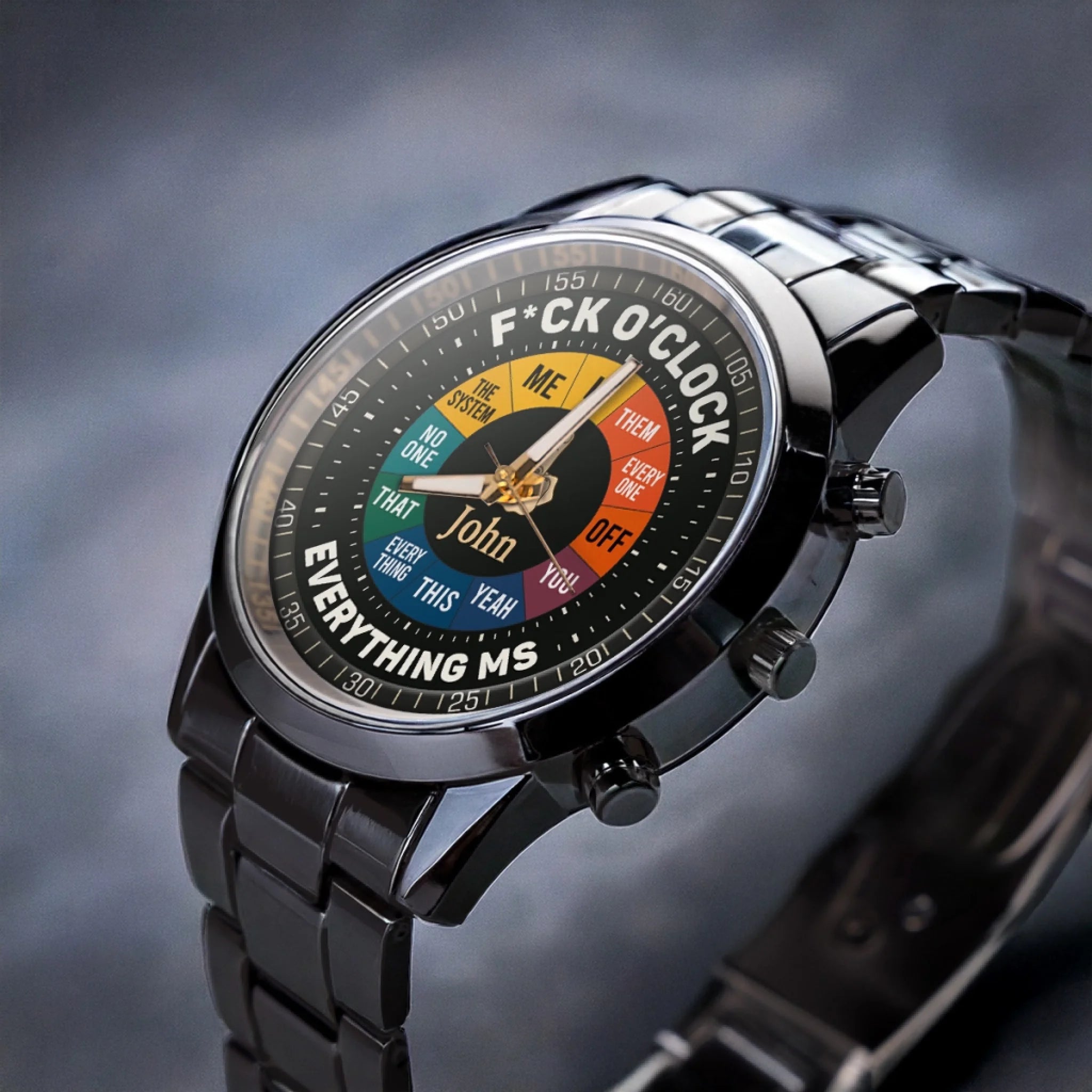 Personalized F*ck O'Clock Watch - A Bold Statement for Rule Breakers