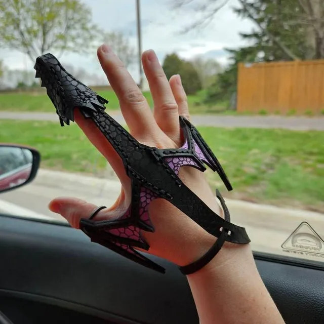 🐉Leather Hand Dragon Bracelet