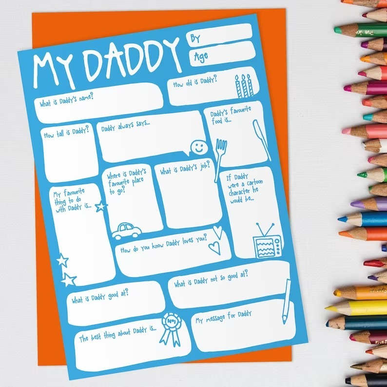 🔥Daddy Father's Day / Birthday Card💟