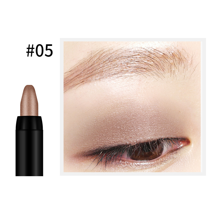 15 Color Highlighter Eyeshadow Pencil Waterproof Glitter Eye Shadow Eyeliner Pen