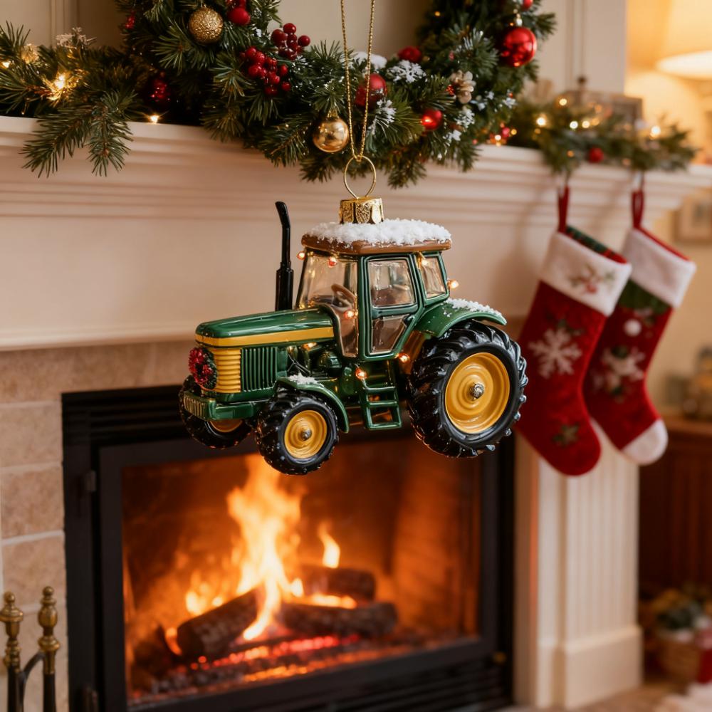🚜Tractor Christmas Ornament