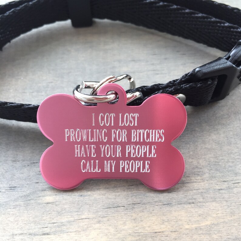 Prowling for Bitches Pet Tag