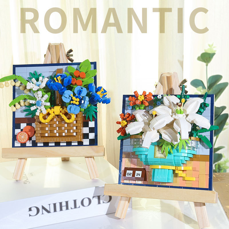 🔥Mother's Day Hot SALE🔥3D Perpetual Flower Block - The Best Gift For Mom