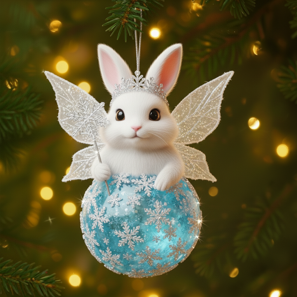 🎄🦌 Christmas Animal Ornament Balls