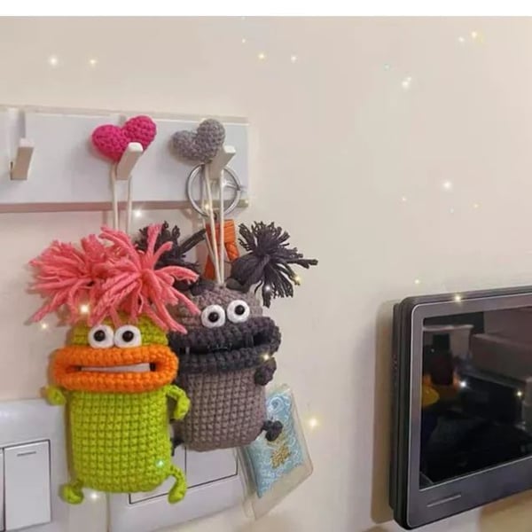 🔑Handmade Crochet Key Case/Holder