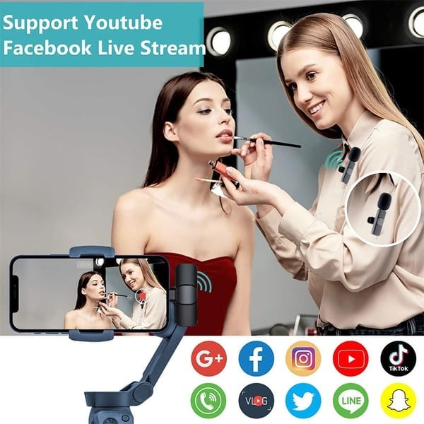 🔥LAST DAY 50% OFF🔥New Wireless Lavalier Microphone