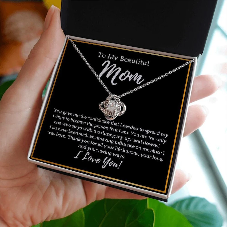 Eternal Heart Necklace - For The Most Beautiful Mother In The World