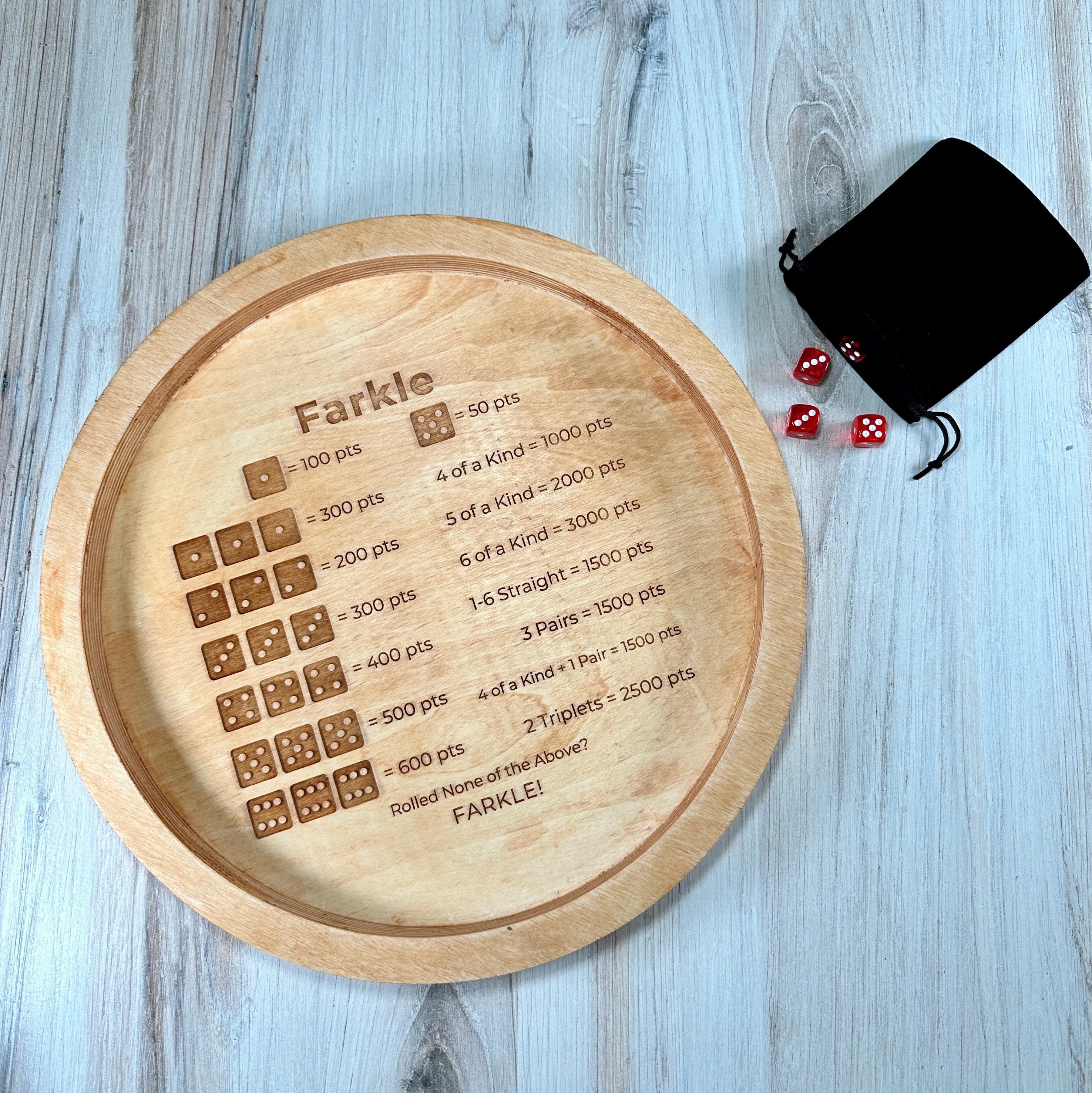 Farkle Dice Tray