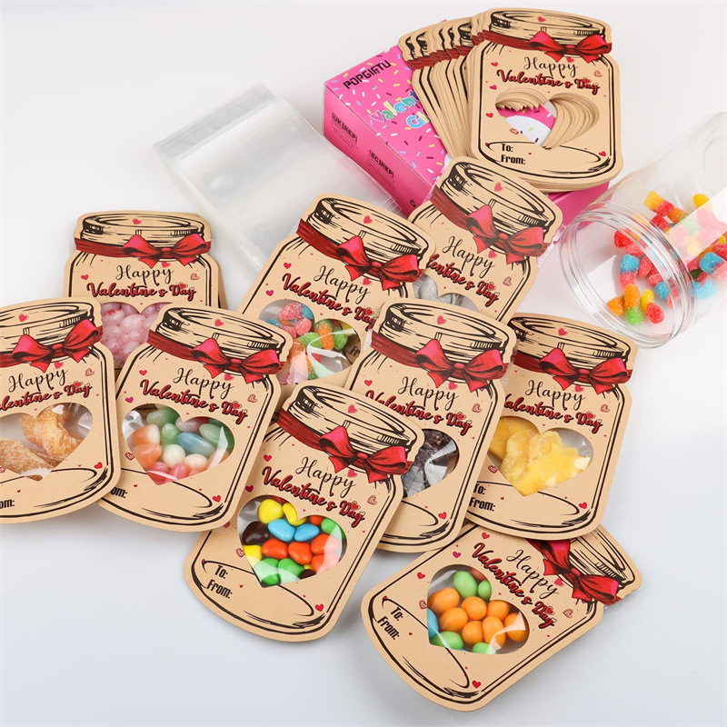 🍬Funny Kids Personalised Candy Valentine's Day Cards
