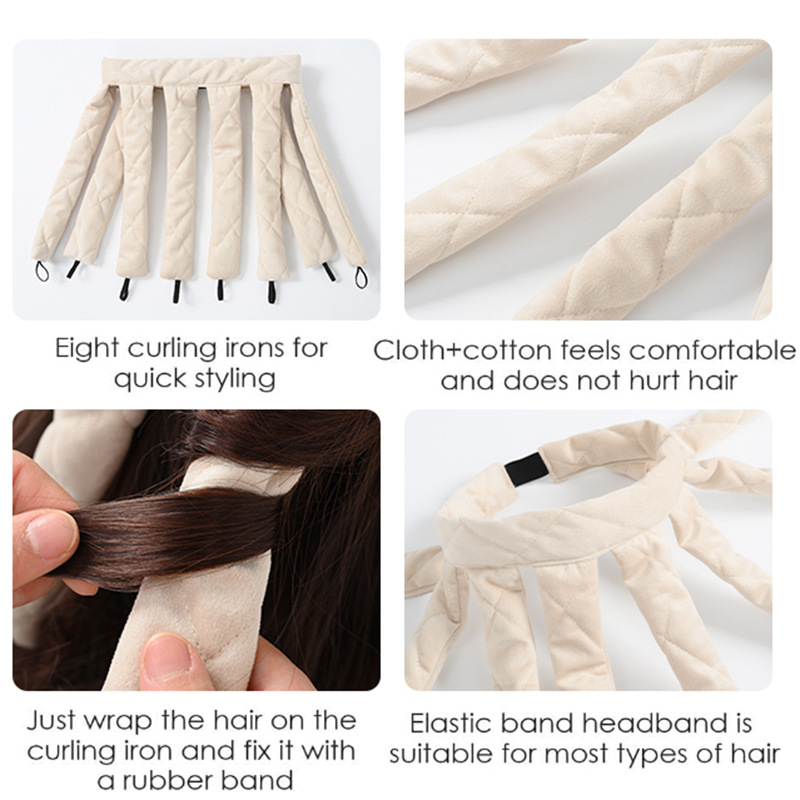 💥HOT SALE💥Sleeping Headband Heatless Curling Iron