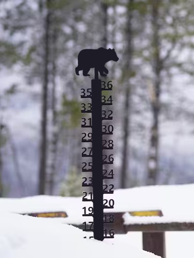 ❄Iron Art Snow Gauge-Great Unique Gift🎁