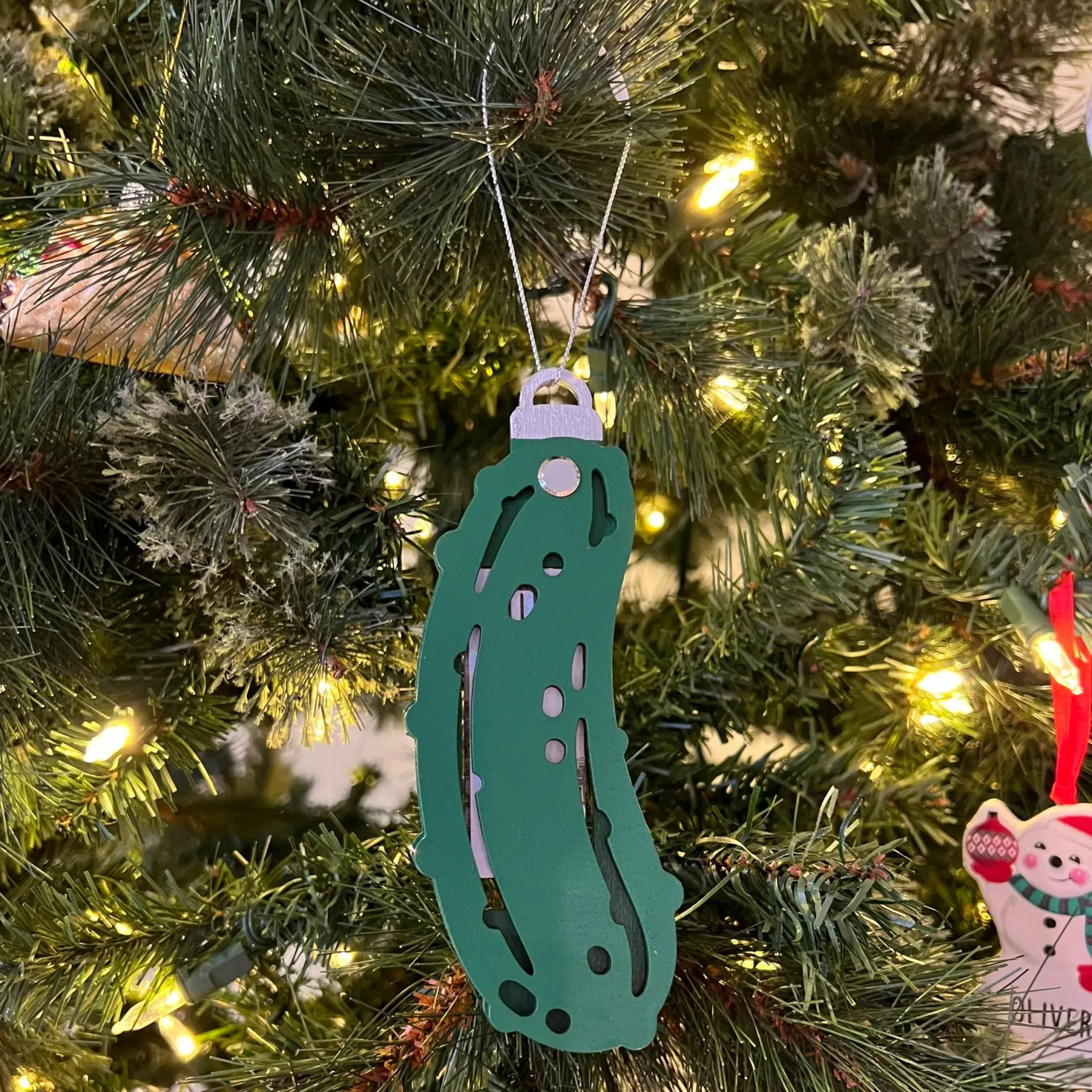 2023 Christmas Pickle Money Holder Ornament