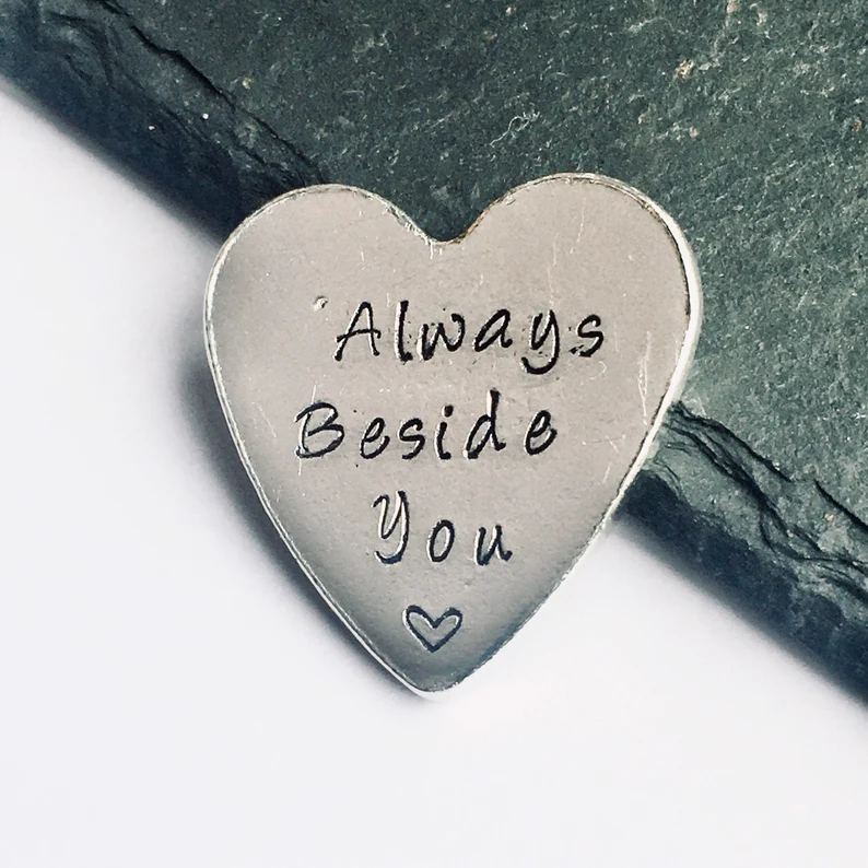 💖Heart Feeling Pewter Pocket Tokens