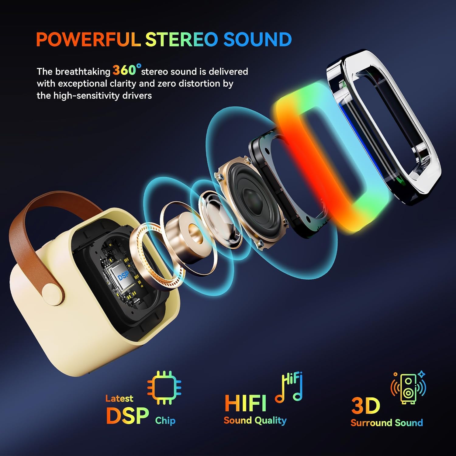 🎵Portable Bluetooth Mini Karaoke Wireless Microphone and Speaker🎤
