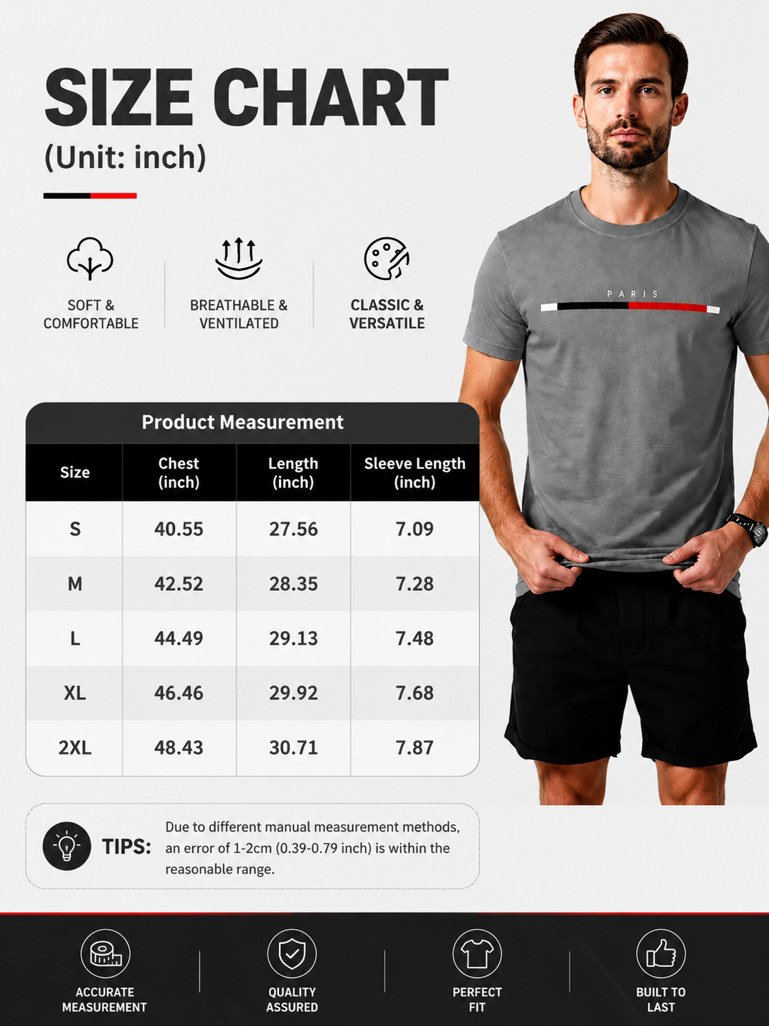 Men Graphic Print Athletic Fit Casual Short Sleeve T-Shirt
