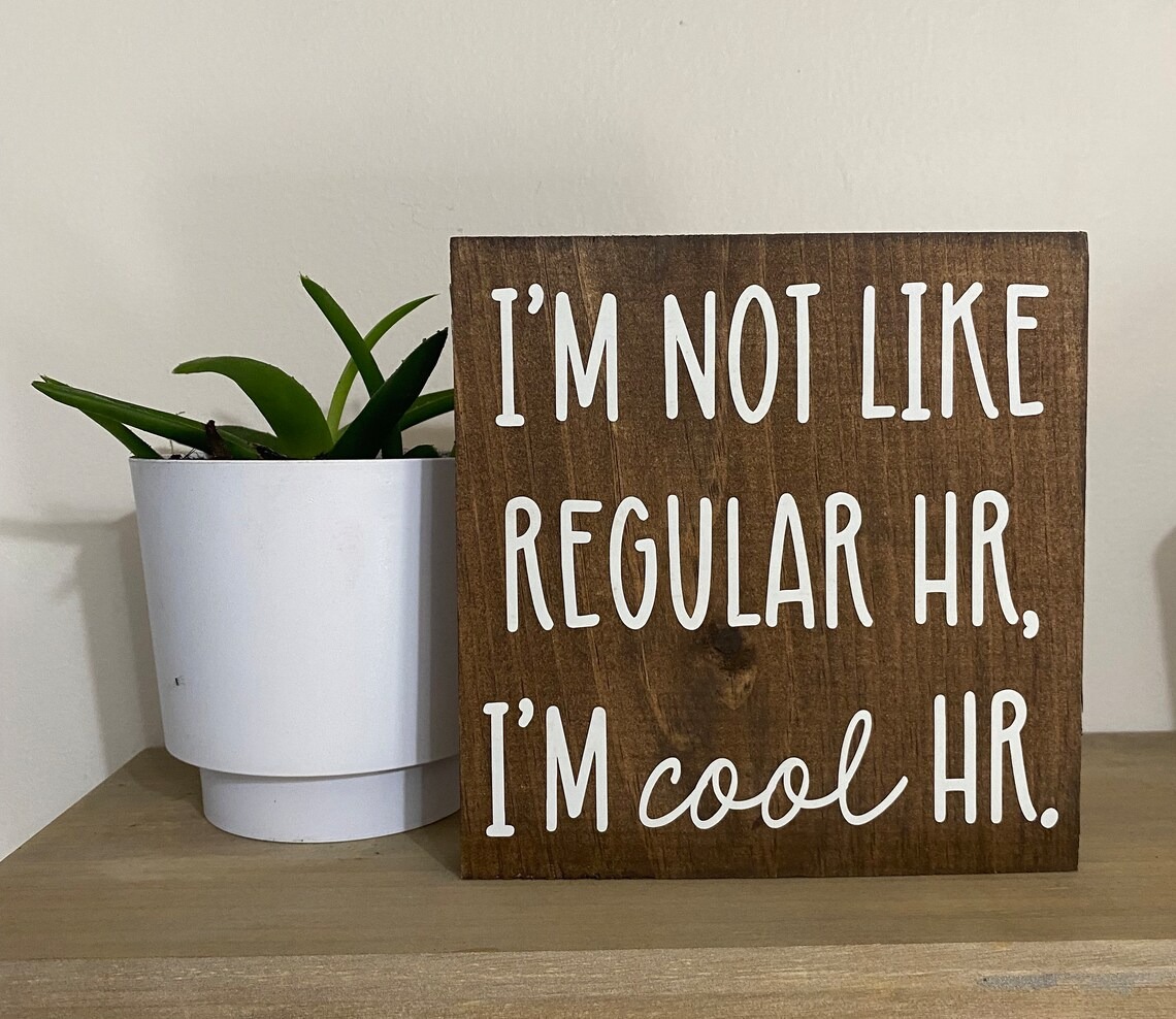 🤣2023 FUNNY WOODEN OFFICE DESK SIGN💦