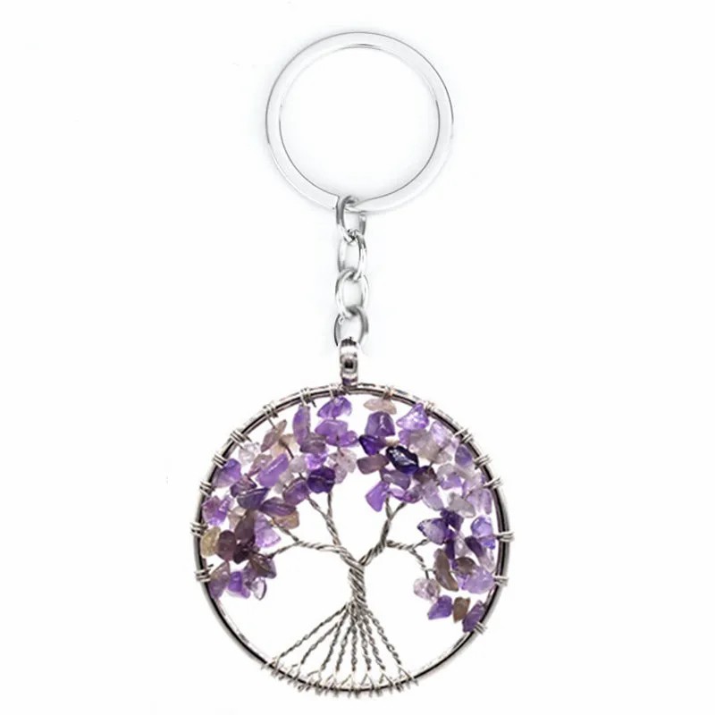 Crystal Life Tree Key Chain