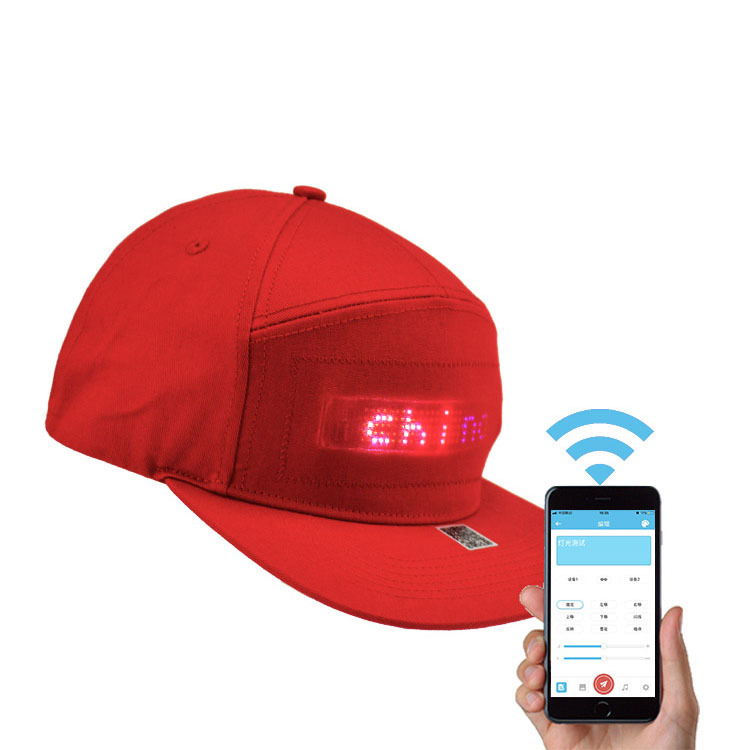 Personalized LED Display Cap