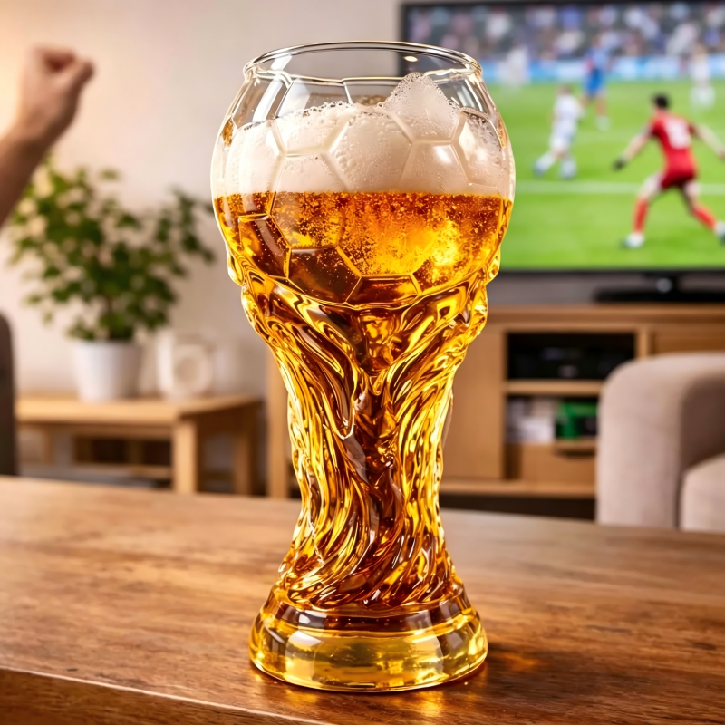 🍻Football Trophy Beer Glass