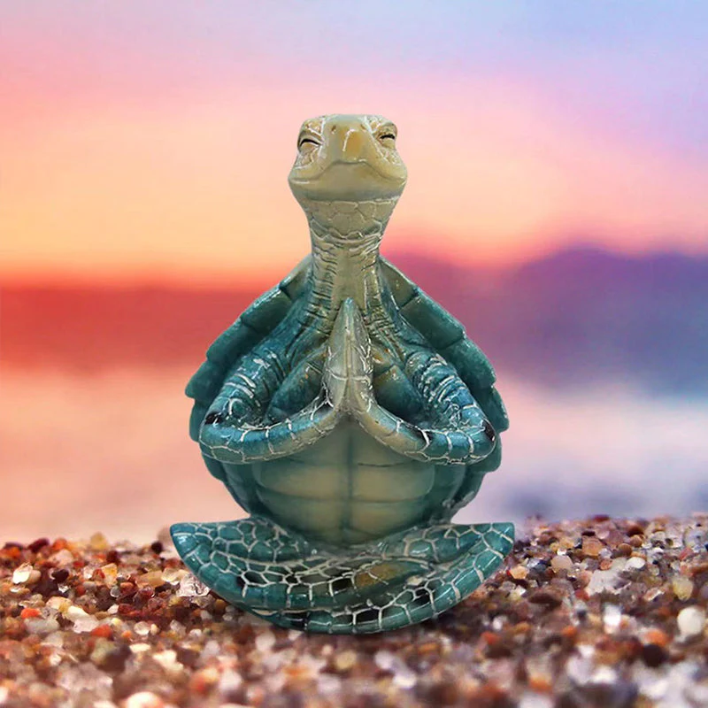 Yoga Turtle Home Decoration Ornament