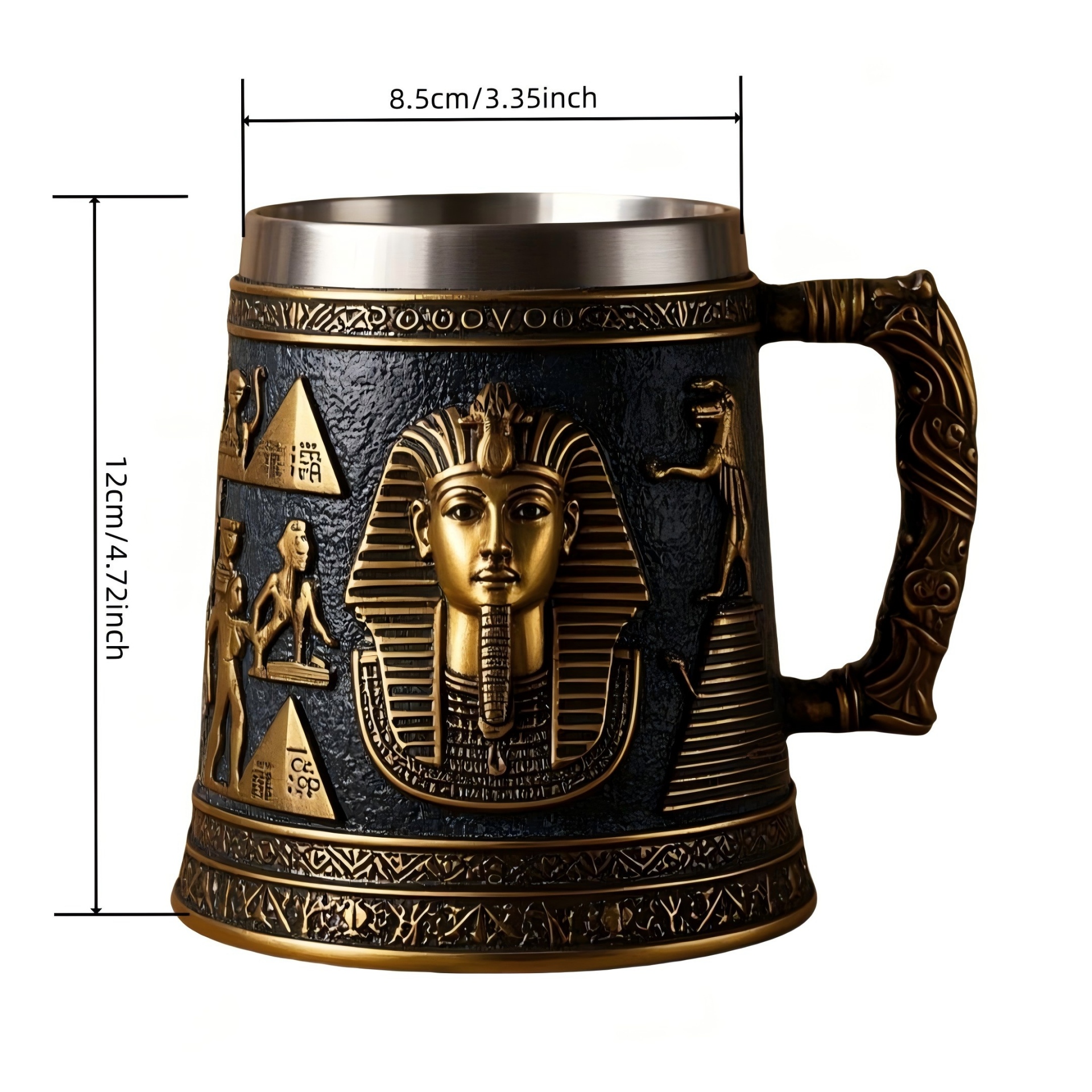🏺 Pharaoh's Legacy Egyptian Stein: Sip Like a King of the Nile