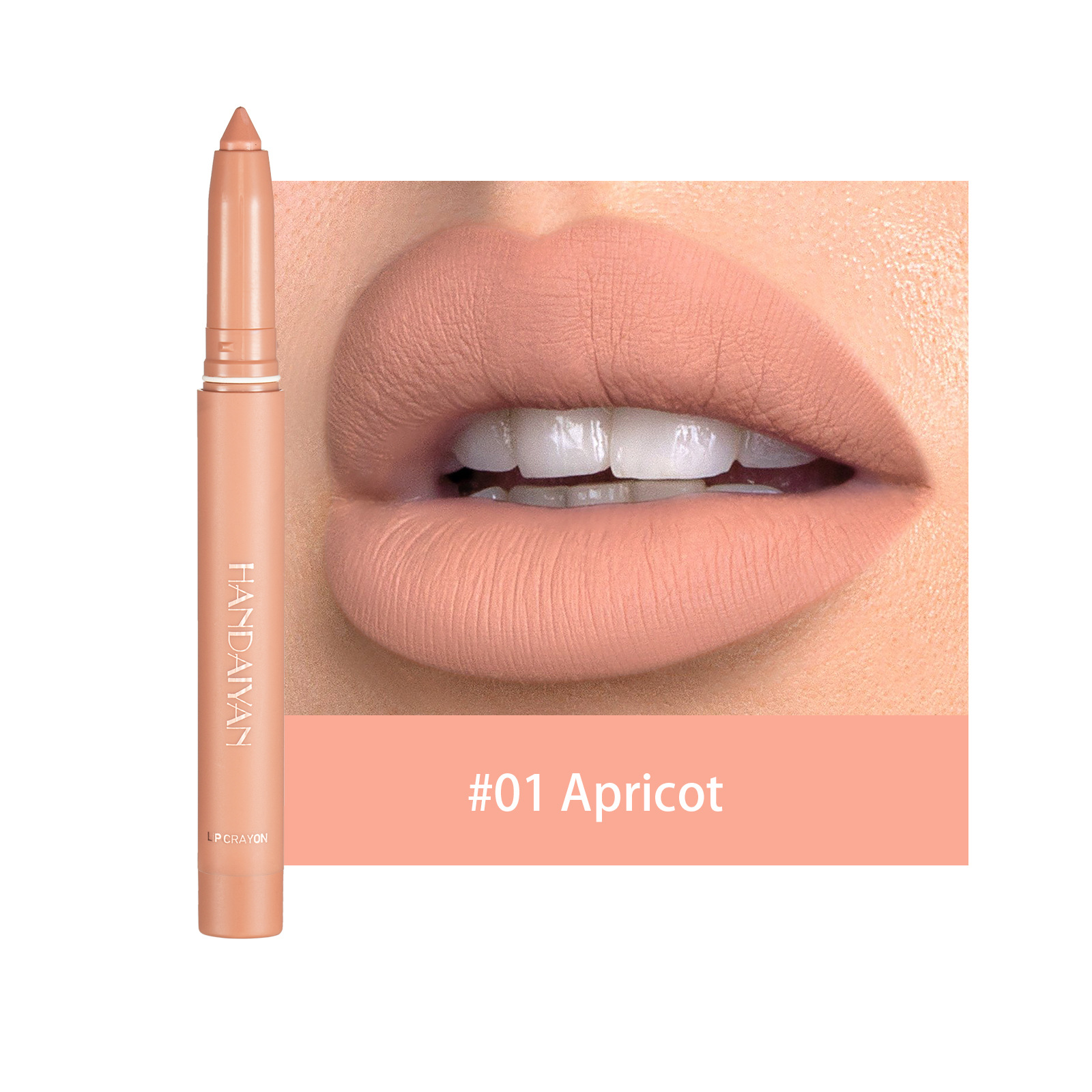 HANDAIYAN™12 Color Rotating Sharpenable Matte Lipstick Pencils