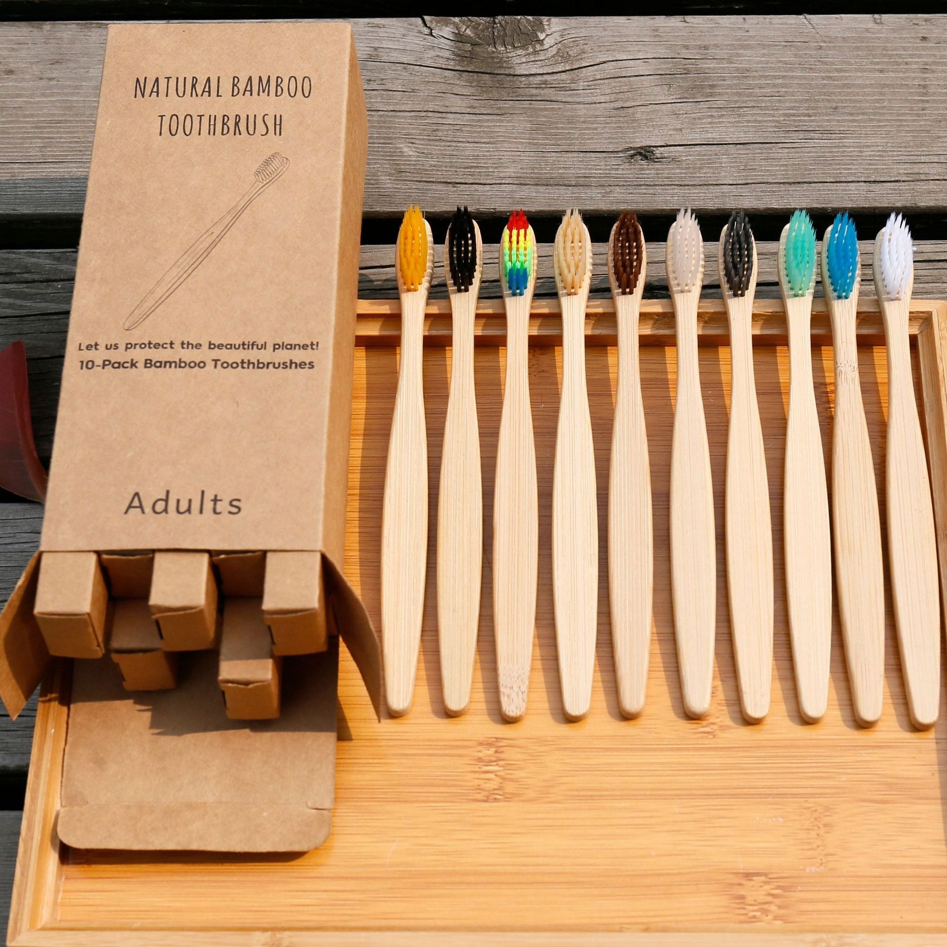 🔥SUMMER OFFER Bamboo Toothbrush - 10 Piece😉