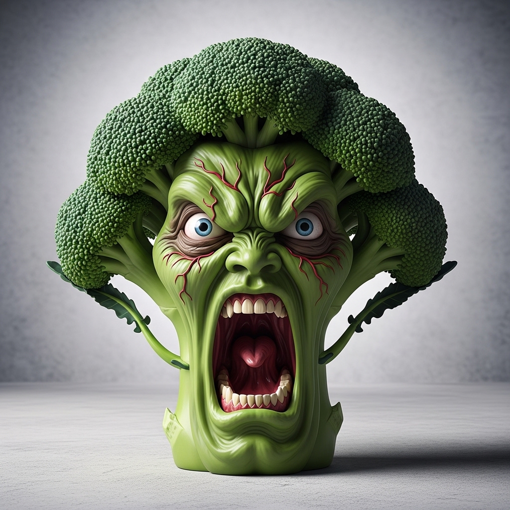 🍆Screaming Veggie Resin Ornament🌽