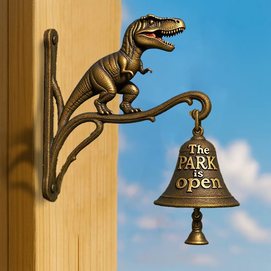 Dinosaur Attack Wall Bell