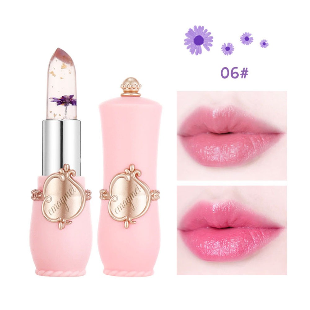 🔥Hot Sale--🌸Crystal Jelly Flower Color Changing Lipstick
