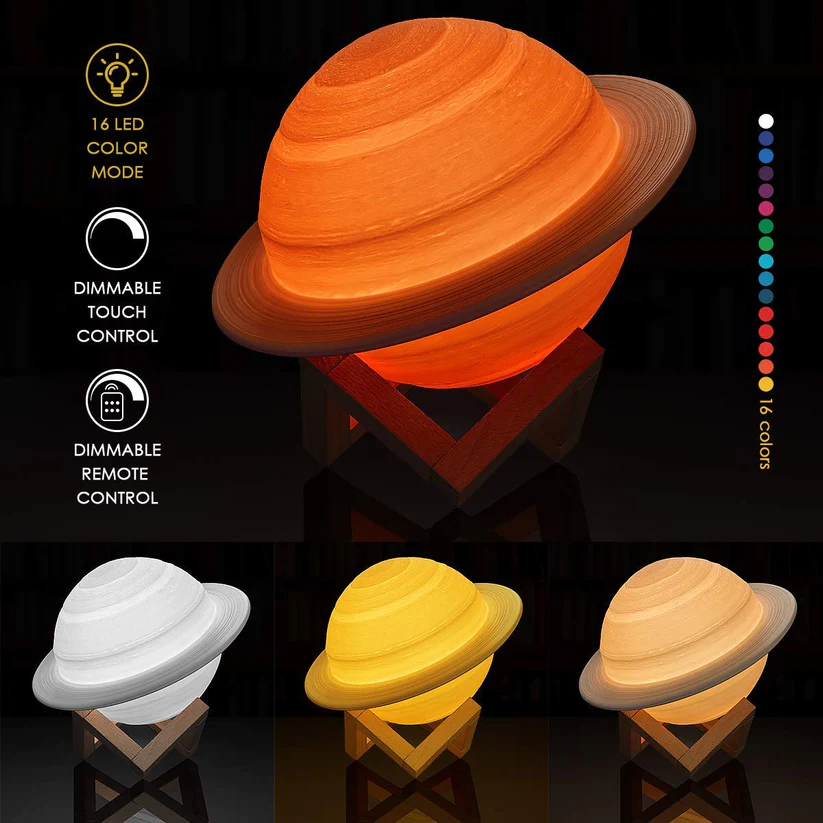 ⭐Saturn Lamp Home Decoration Night Light🌃