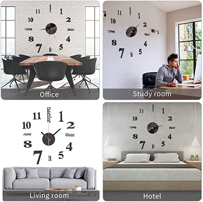 3D Design Wall Clock