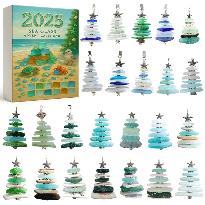 🌊🎄Sea Glass Christmas Tree Advent Calendar