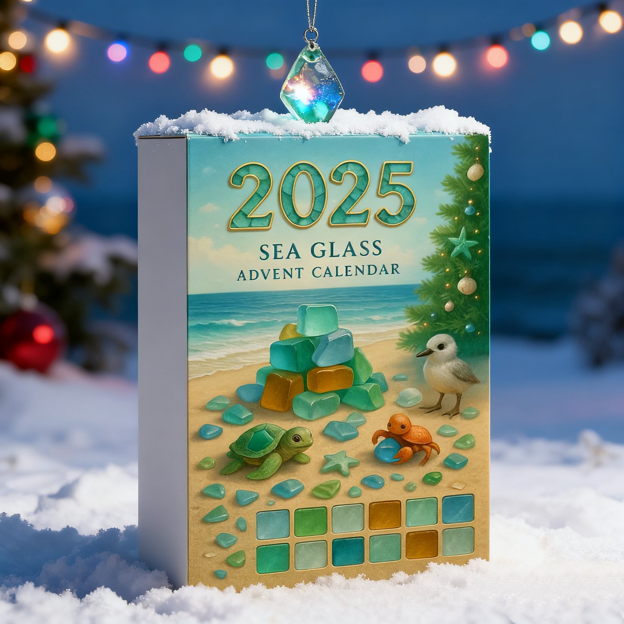 🌊🎄Sea Glass Christmas Tree Advent Calendar